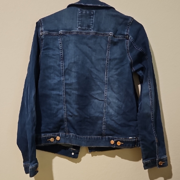 Denim Jacket with Button Details - Picture 3 of 3